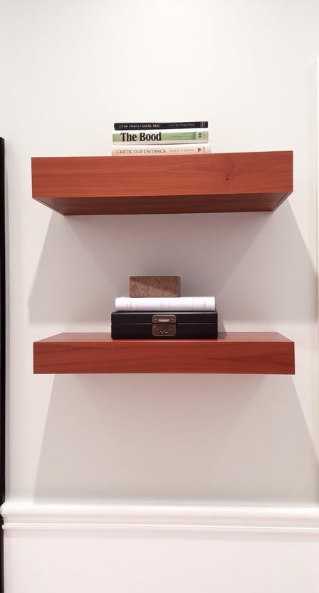 Mount Floating Upper Shelves for Extra Vertical Space