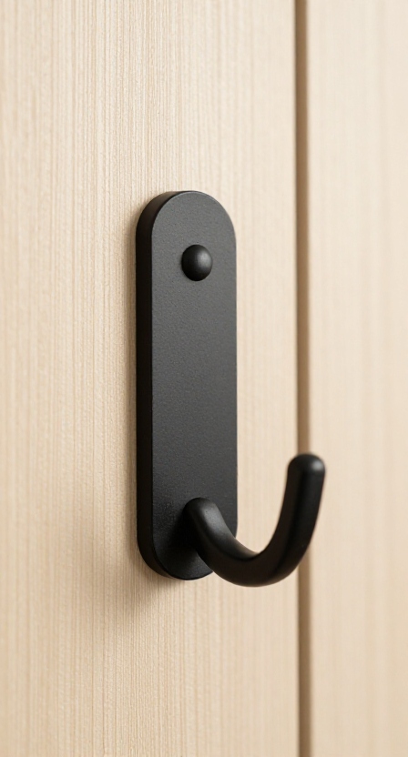 Matte Black Hardware Contrast