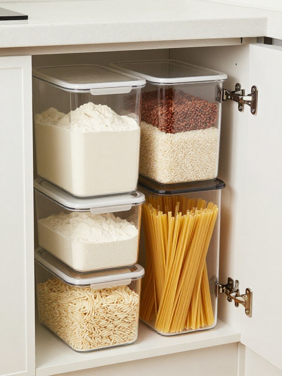 Transparent Storage Bins