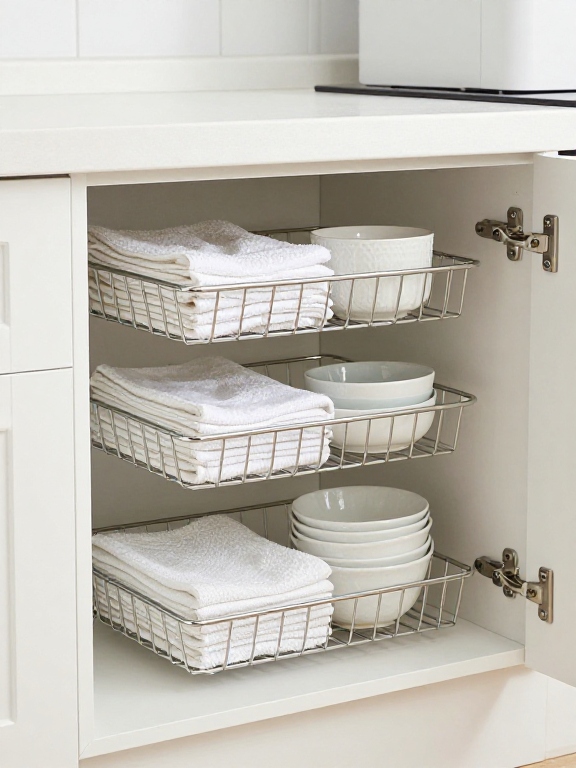 Under-Shelf Wire Baskets